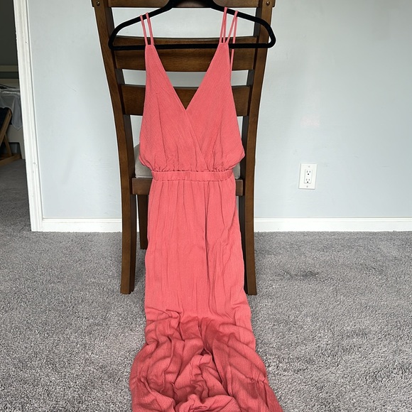 Lost in Paradise Rusty Rose Maxi Dress - Picture 9 of 10